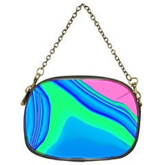 Aurora Color Rainbow Space Blue Sky Chain Purses (one Side)  by Mariart