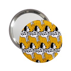 Animals Cat Dog Dalmation 2 25  Handbag Mirrors by Mariart