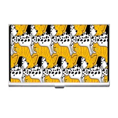 Animals Cat Dog Dalmation Business Card Holders by Mariart