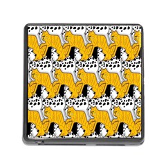 Animals Cat Dog Dalmation Memory Card Reader (square) by Mariart