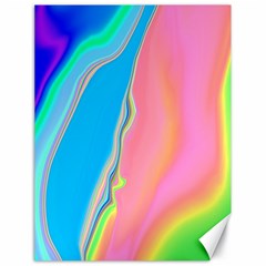 Aurora Color Rainbow Space Blue Sky Purple Yellow Green Pink Canvas 18  X 24   by Mariart