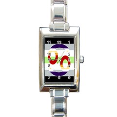 Cance Gender Rectangle Italian Charm Watch by Mariart