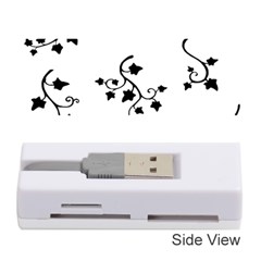 Black Leaf Tatto Memory Card Reader (stick)  by Mariart