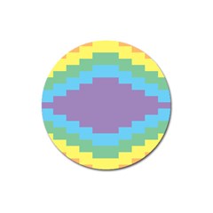 Carmigender Flags Rainbow Magnet 3  (round) by Mariart