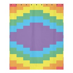Carmigender Flags Rainbow Shower Curtain 60  X 72  (medium)  by Mariart