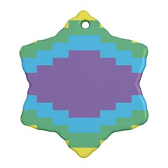 Carmigender Flags Rainbow Ornament (snowflake) by Mariart