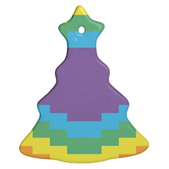 Carmigender Flags Rainbow Christmas Tree Ornament (two Sides) by Mariart