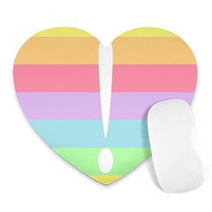 Condigender Flags Heart Mousepads by Mariart