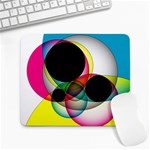 Apollonius Color Multi Circle Polkadot Large Mousepads Front