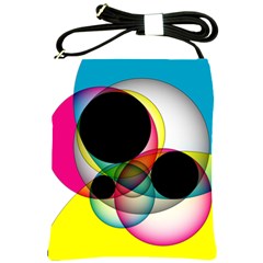 Apollonius Color Multi Circle Polkadot Shoulder Sling Bags