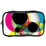 Apollonius Color Multi Circle Polkadot Toiletries Bags 2-Side Back