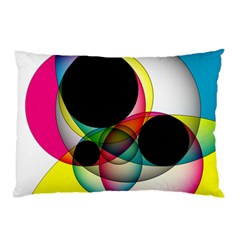 Apollonius Color Multi Circle Polkadot Pillow Case (two Sides)