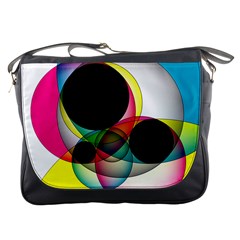 Apollonius Color Multi Circle Polkadot Messenger Bags by Mariart