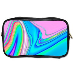 Aurora Color Rainbow Space Blue Sky Purple Yellow Green Pink Red Toiletries Bags by Mariart