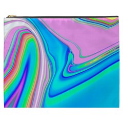 Aurora Color Rainbow Space Blue Sky Purple Yellow Green Pink Red Cosmetic Bag (xxxl) 