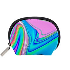 Aurora Color Rainbow Space Blue Sky Purple Yellow Green Pink Red Accessory Pouches (small) 