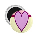 Cute Gender Gendercute Flags Love Heart Line Valentine 2.25  Magnets Front