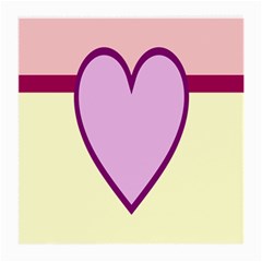 Cute Gender Gendercute Flags Love Heart Line Valentine Medium Glasses Cloth (2-side) by Mariart