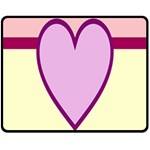 Cute Gender Gendercute Flags Love Heart Line Valentine Fleece Blanket (Medium)  60 x50  Blanket Front