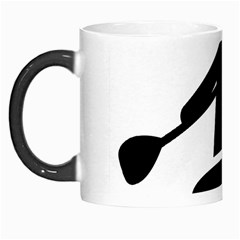 Cropped Kayak Graphic Race Paddle Black Water Sea Wave Beach Morph Mugs by Mariart