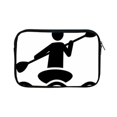 Cropped Kayak Graphic Race Paddle Black Water Sea Wave Beach Apple iPad Mini Zipper Cases