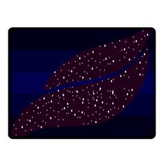 Contigender Flags Star Polka Space Blue Sky Black Brown Double Sided Fleece Blanket (small) 