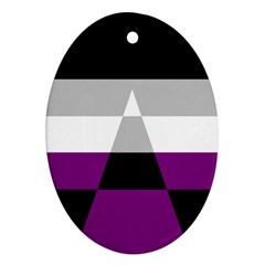 Dissexual Flag Oval Ornament (two Sides)