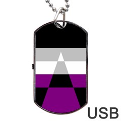 Dissexual Flag Dog Tag Usb Flash (one Side) by Mariart