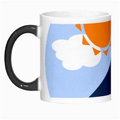 Day Night Moon Stars Cloud Stars Morph Mugs by Mariart