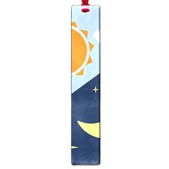 Day Night Moon Stars Cloud Stars Large Book Marks by Mariart