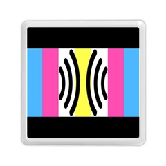 Echogender Flags Dahsfiq Echo Gender Memory Card Reader (square)  by Mariart