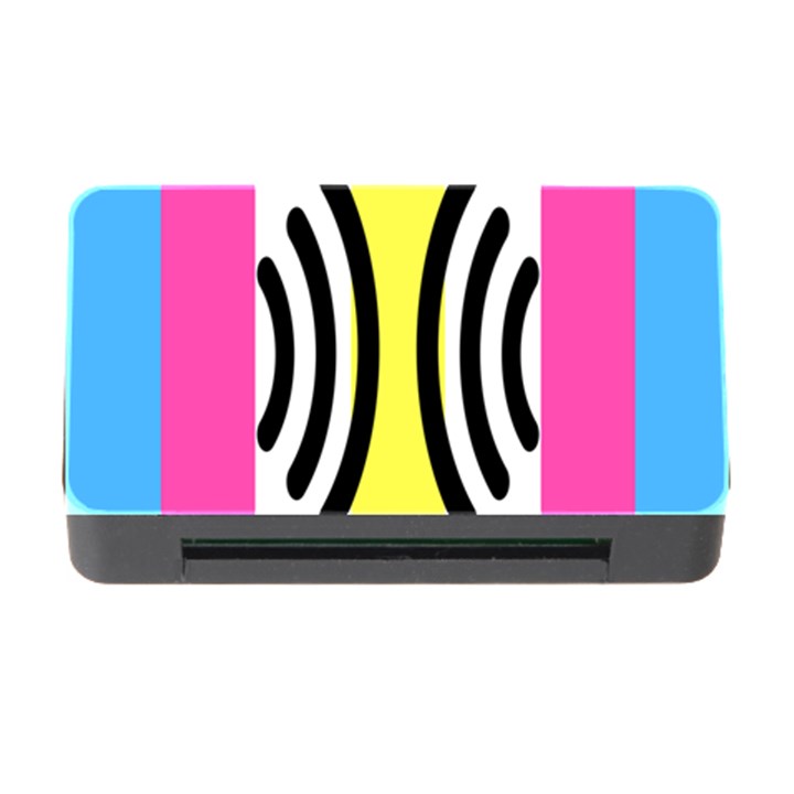 Echogender Flags Dahsfiq Echo Gender Memory Card Reader with CF