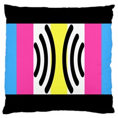 Echogender Flags Dahsfiq Echo Gender Large Cushion Case (two Sides)