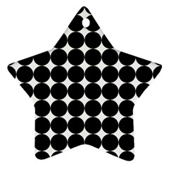 Dotted Pattern Png Dots Square Grid Abuse Black Ornament (star) by Mariart