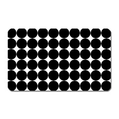 Dotted Pattern Png Dots Square Grid Abuse Black Magnet (rectangular)