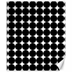 Dotted Pattern Png Dots Square Grid Abuse Black Canvas 8  X 10 