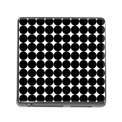 Dotted Pattern Png Dots Square Grid Abuse Black Memory Card Reader (square) by Mariart