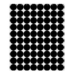 Dotted Pattern Png Dots Square Grid Abuse Black Shower Curtain 60  X 72  (medium)  by Mariart