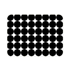 Dotted Pattern Png Dots Square Grid Abuse Black Double Sided Flano Blanket (mini)  by Mariart