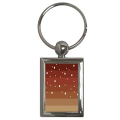 Fawn Gender Flags Polka Space Brown Key Chains (rectangle)  by Mariart