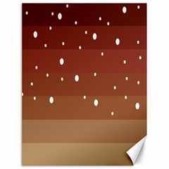 Fawn Gender Flags Polka Space Brown Canvas 18  X 24   by Mariart