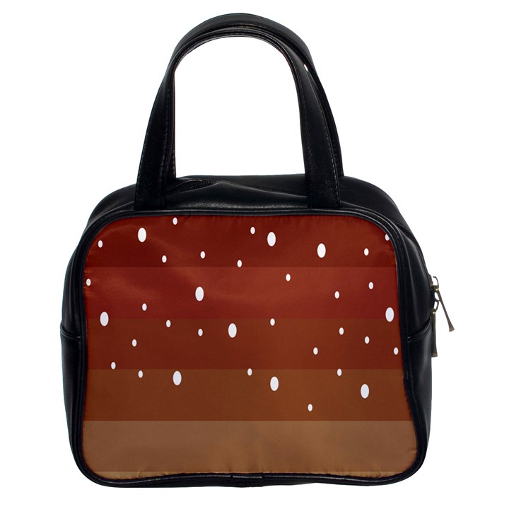 Fawn Gender Flags Polka Space Brown Classic Handbags (2 Sides)