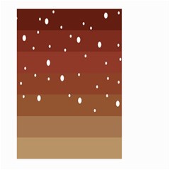 Fawn Gender Flags Polka Space Brown Large Garden Flag (two Sides)