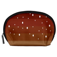 Fawn Gender Flags Polka Space Brown Accessory Pouches (large) 