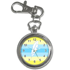 Feather Flags Key Chain Watches by Mariart