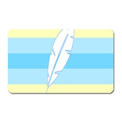 Feather Flags Magnet (rectangular) by Mariart