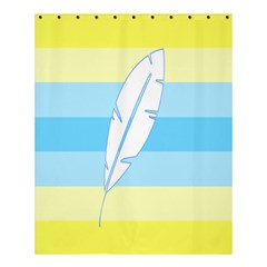 Feather Flags Shower Curtain 60  X 72  (medium)  by Mariart