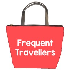 Frequent Travellers Red Bucket Bags