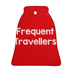 Frequent Travellers Red Ornament (bell)