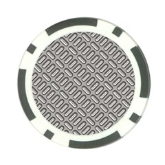 Capsul Another Grey Diamond Metal Texture Poker Chip Card Guard (10 Pack) by Mariart